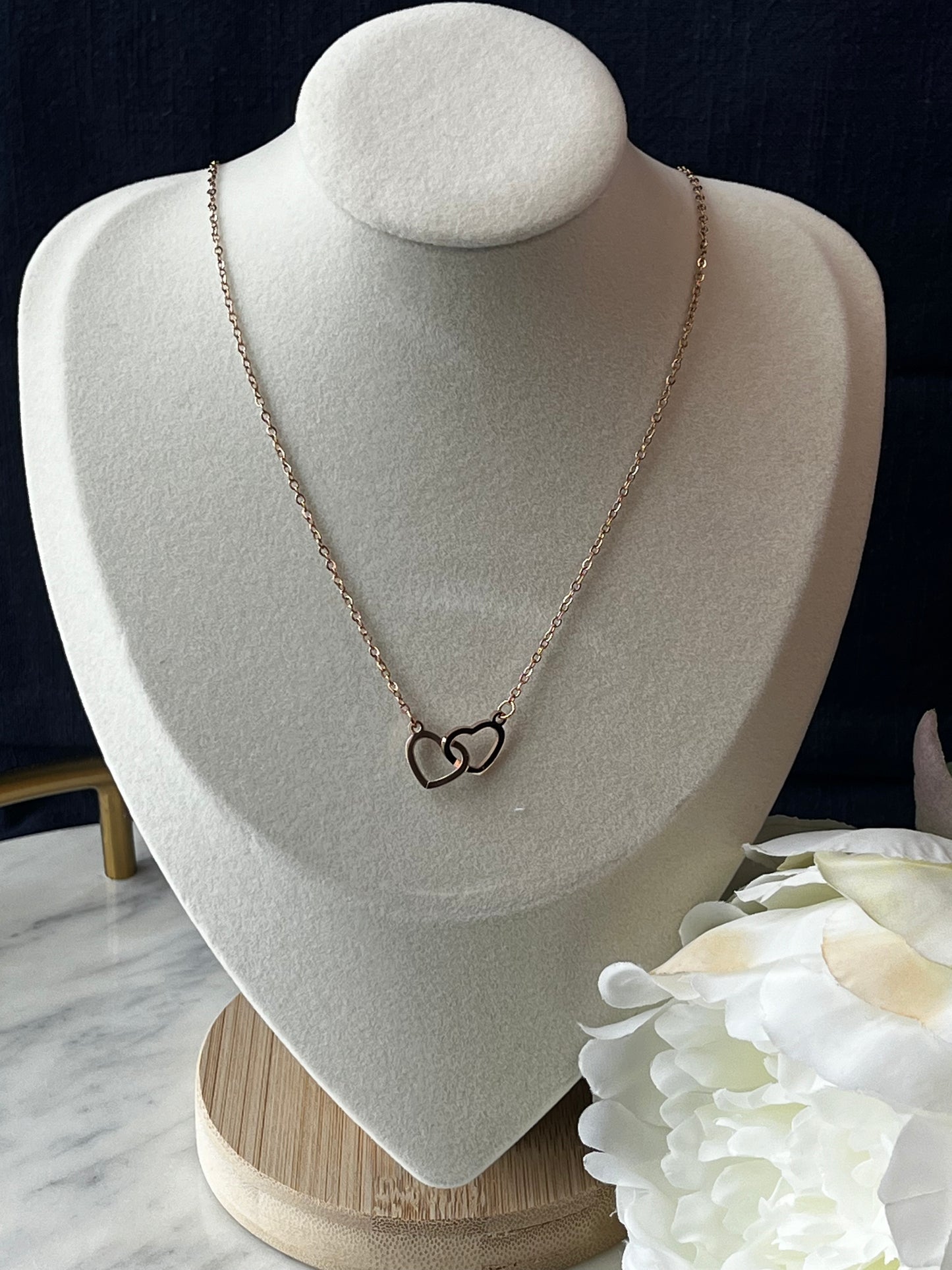 Double Hearts Necklace