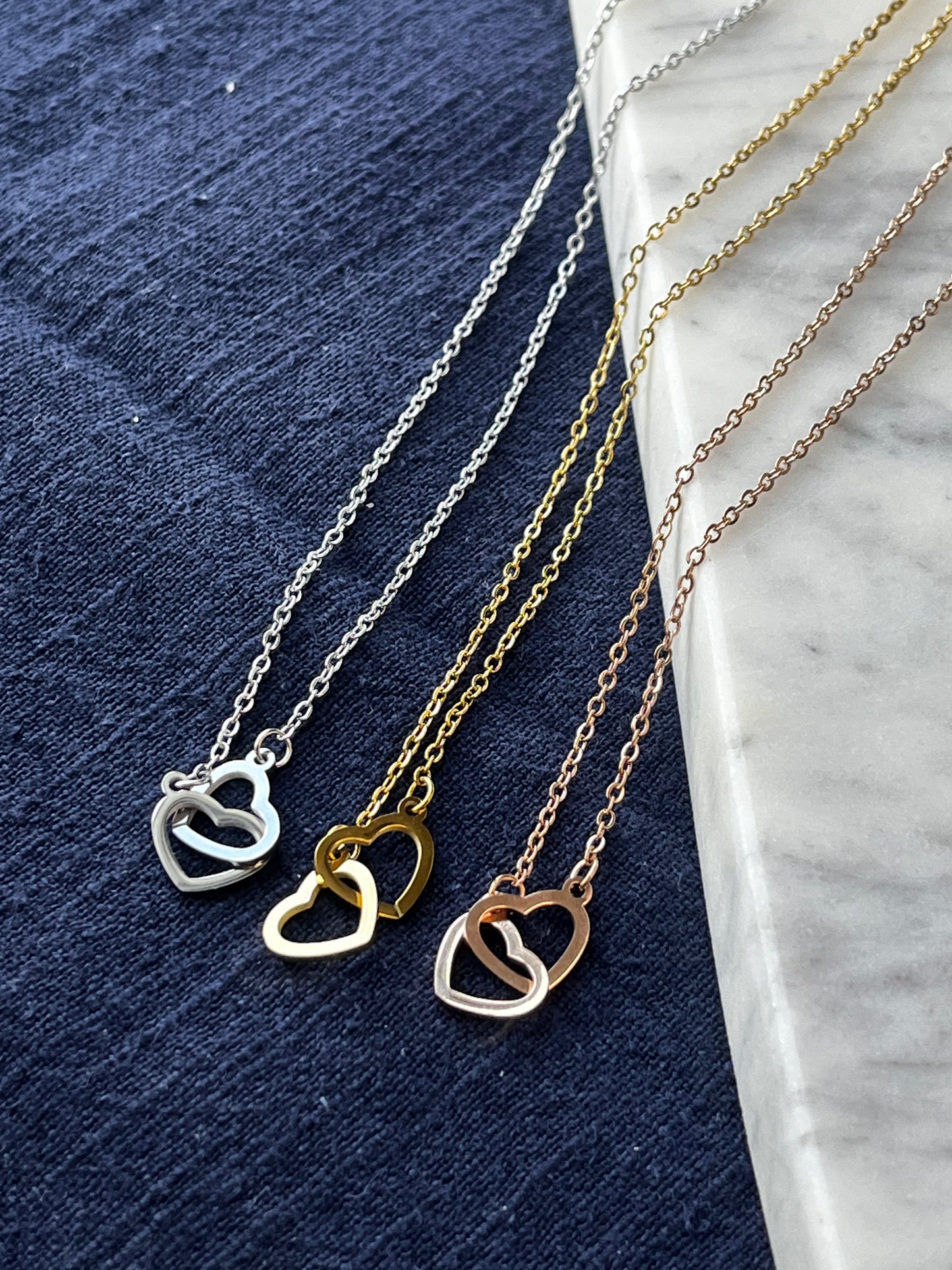 Double Hearts Necklace