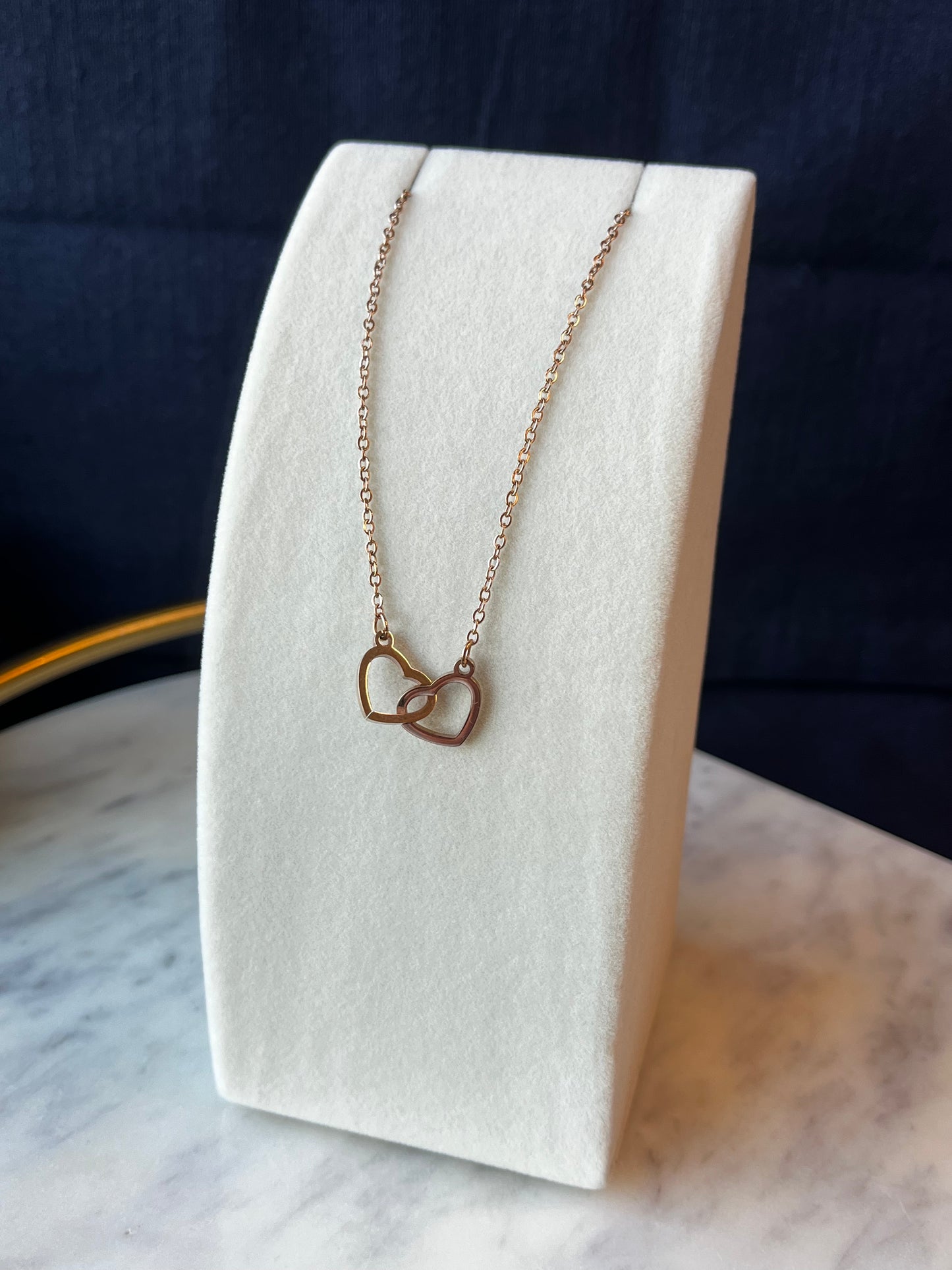 Double Hearts Necklace