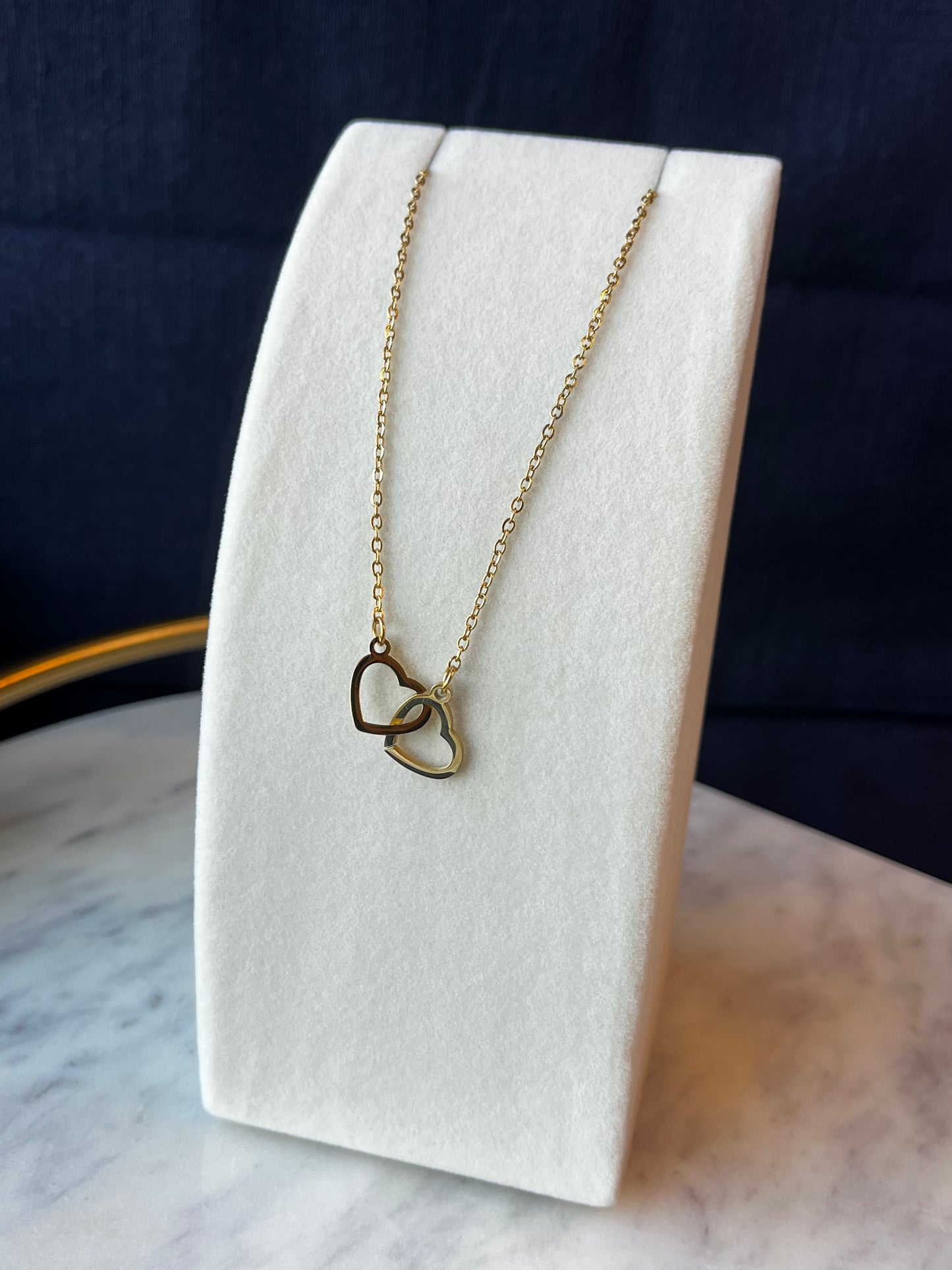 Double Hearts Necklace